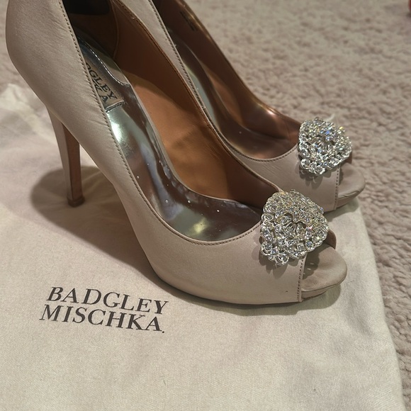 Bartley Mischka Jeweled High Heels - Picture 1 of 3
